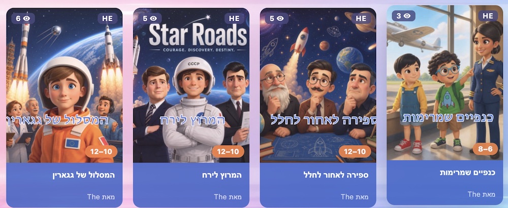 מבחר ספרי קריאה ומידע מספריית BooksTube